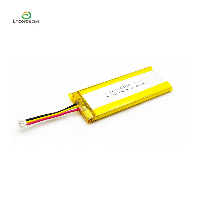 720mAh Li-ion dobíjecí Lipo Lithium Polymerová baterie